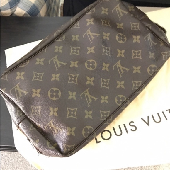 Amazing Authentic Vintage Unisex Louis Vuitton Trusse de Toilette Toiletry Case - Picture 2 of 11